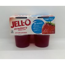 Jell-O Strawberry gelatin snacks Sugar free (356g.)