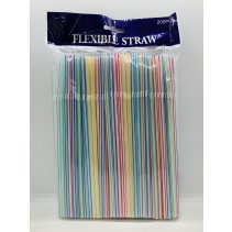 Flexible Straw Tubules 200pcs