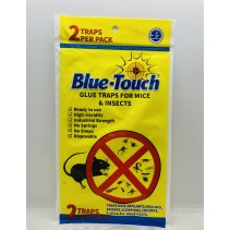 Blue Touch Glue Traps for Mice & Insects 2 Traps