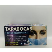 Tapabocas MP Health Ear Loop Masks 50pcs