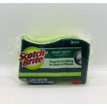 Scotch Brite Heavy Duty Scrub Sponges 3 scrub sponges