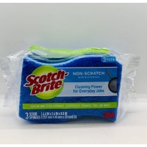 Scotch Brite Non Scratch Scrub Sponges 3 scrub sponges