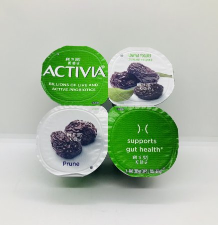 Activia lowfat prune yogurt 113g x 4