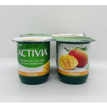 Activia lowfat Mango yogurt 113g x 4
