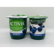 Activia lowfat blueberry yogurt 113g x 4