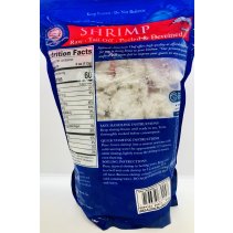Chef Peeled & Deveined Shrimp Raw Tail-Off 907g