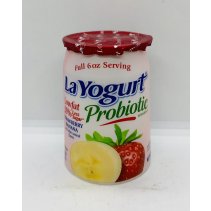La Yogurt Probiotic strawberry-banana 170g.