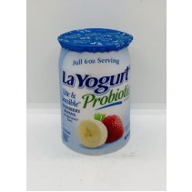 La Yogurt Probiotic Strawberry-banana 170g.
