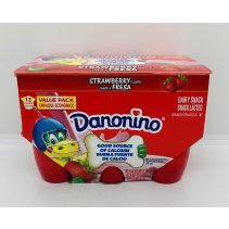 Danonino Dairy Snack Strawberry 12Pk