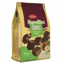 Vincinni Napolitan Cubes with Hazelnut Cream Filling 220g