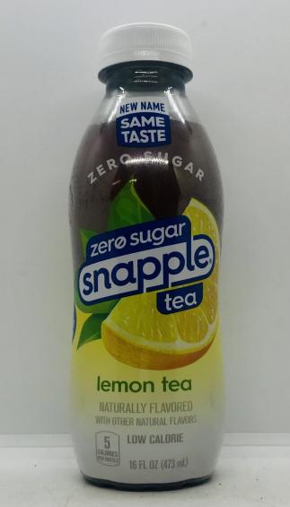 Snapple Lemon Tea Zero Sugar 473mL.