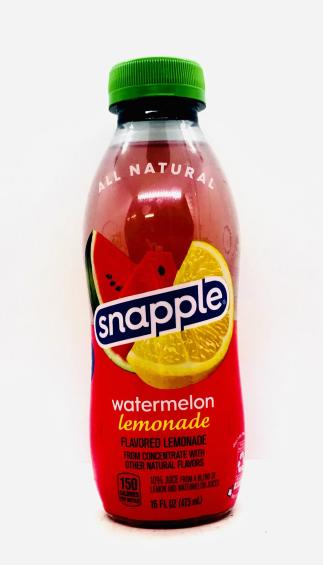 Snapple Watermelon Lemonade 473mL.