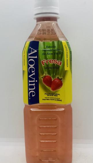 Aloevine Strawberry 500mL.