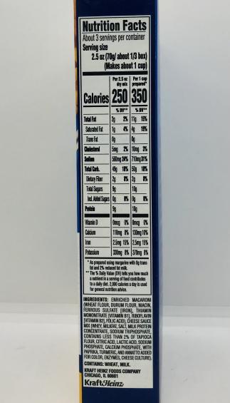 Kraft Macaroni & Cheese 206g.