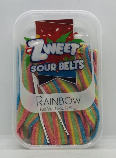 Zweet Sour Belts Rainbow 285g.