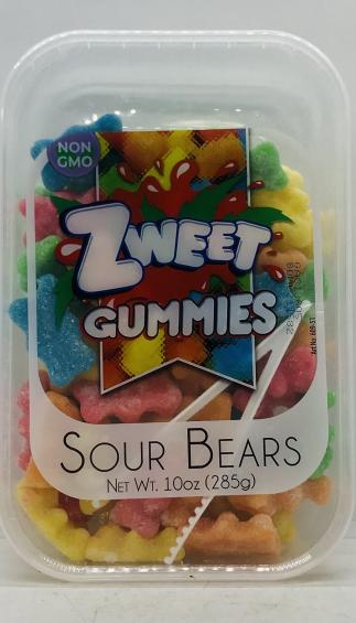 Zweet Gummies Sour Bears 285g.