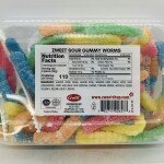 Zweet Gummies Sour Worms 285g.