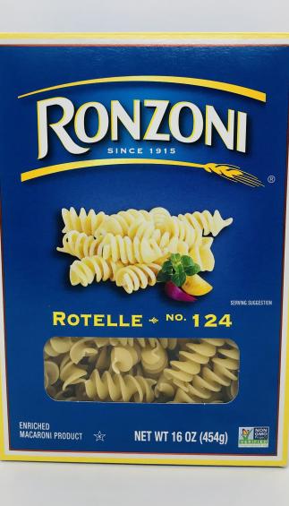 Ronzoni Rotelle no. 124 Macaroni (454g.)