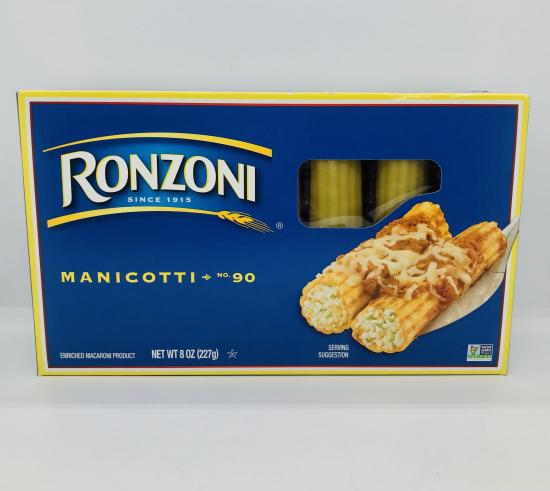 Ronzoni Manicotti Macaroni (227g.)