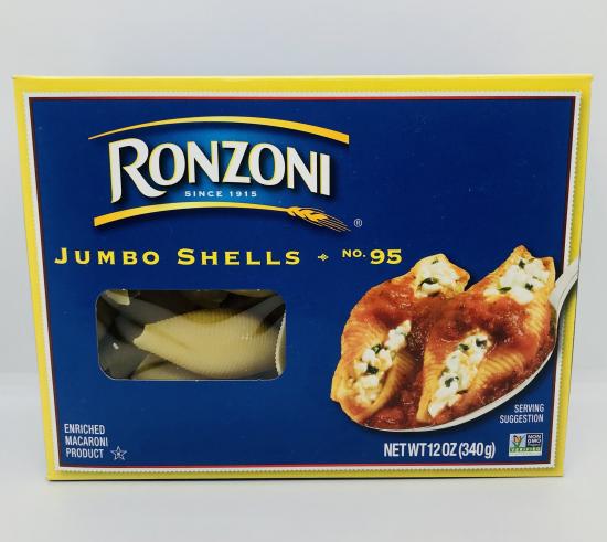 Ronzoni Jumbo Shells no. 95 Macaroni (340g.)