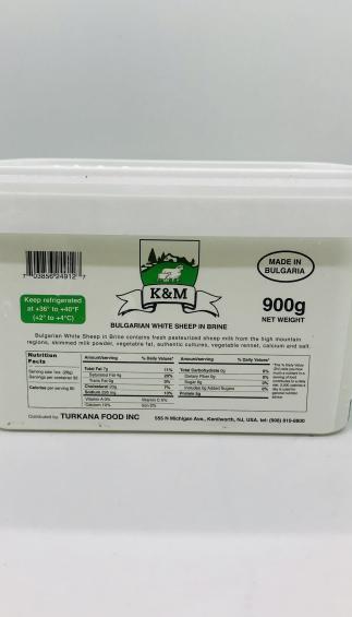 K&M Bulgarian Cheese 900G