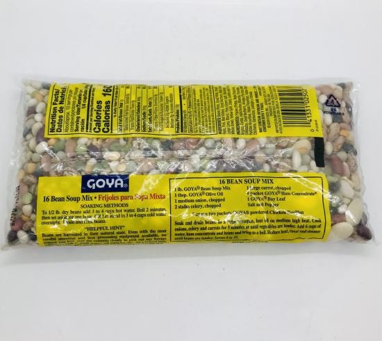 Goya 16 Bean Soup Mix 454g.