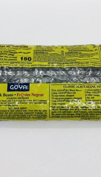 Goya Black Beans 454g.