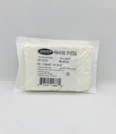 Lowell Greek Feta 200g.