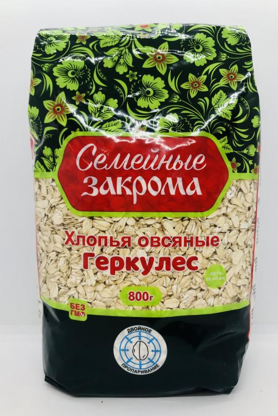 Semeyniye Zakroma Oat flakes "Hercules" 800g.