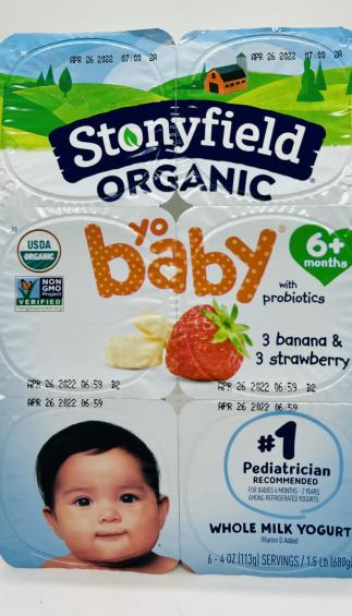 Stonyfield organic yo baby 6m.+ Yogurt