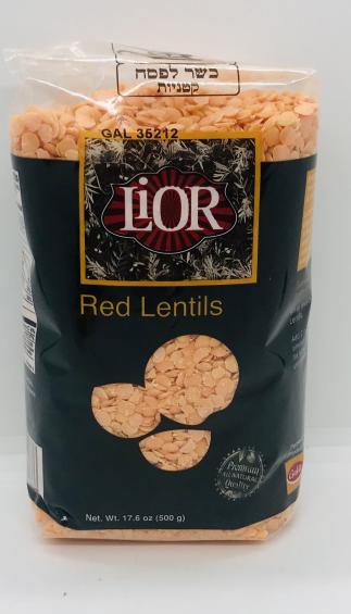 Lior Red Lentils 500g.