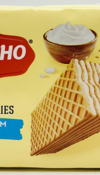 Crispy Wafer Cookies with Caramel & Cream Filling 200g