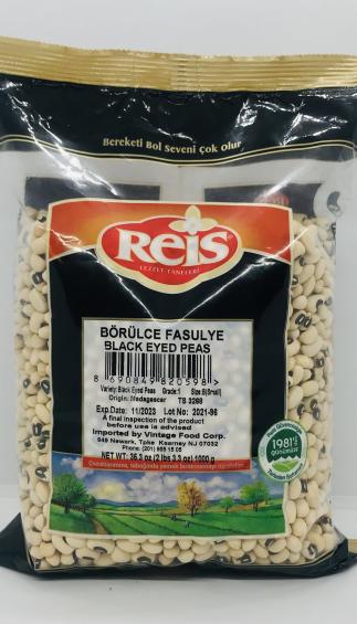 Reis Black Eyed Peas 1kg.