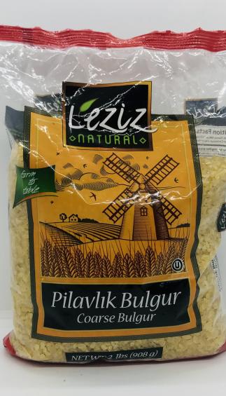 Leziz Coarse bulgur 2 lbs (908g.)