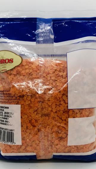 Toros Red Lentils 1kg