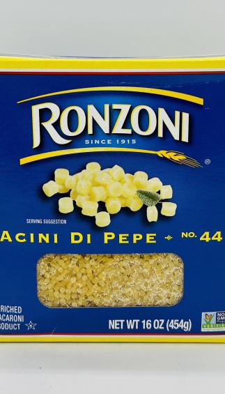 Ronzoni Acini Di Pepe Macaroni (454g.)