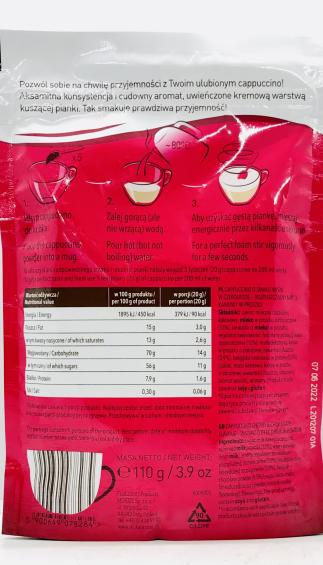 Mokate Cappuccino Cherry & Chocolate  Flavour 110g