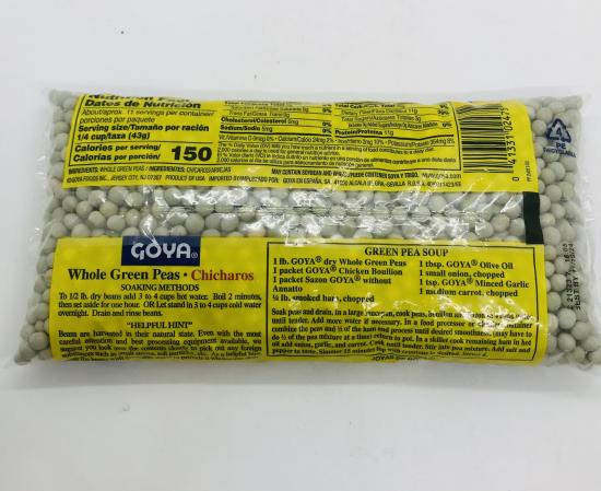 Goya Whole Green Peas 454g.