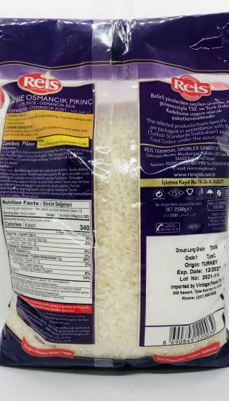 Reis Osmancik Rice 5Lb