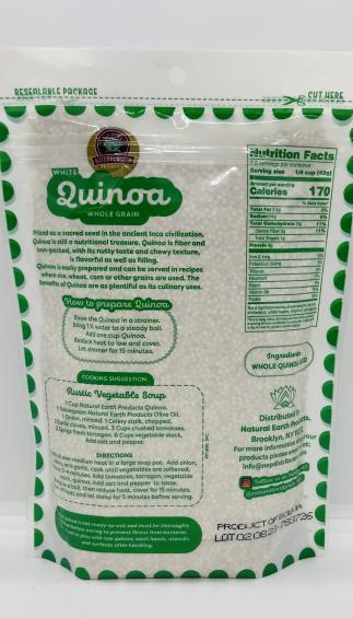 Natural earth Quinoa whole grain 340g.