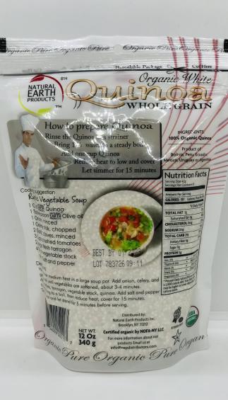 Natural earth quinoa organic 340g.