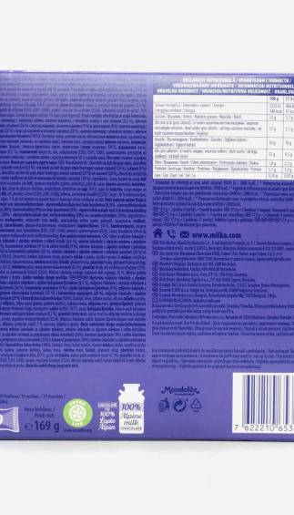 Milka Alpine Milk MIX 169g