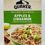 Quaker instant oatmeal apples/cinnamon 430g.