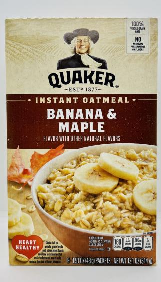 Quaker Banana & Maple (344g.)