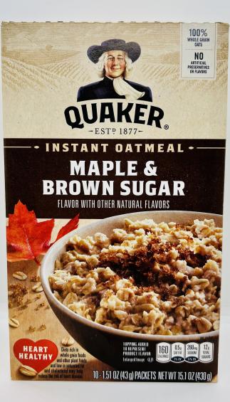 Quaker Maple & Brown sugar (430g.)