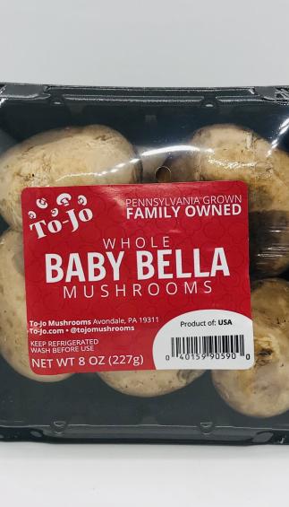 Whole Baby Bella Mushroom (227g.)