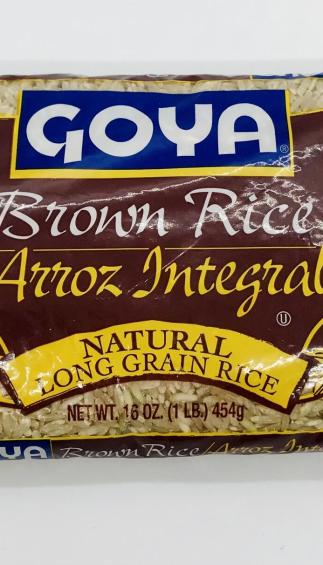 Goya  brown rice 1lb.