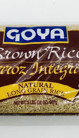 Goya brown rice 2lb.