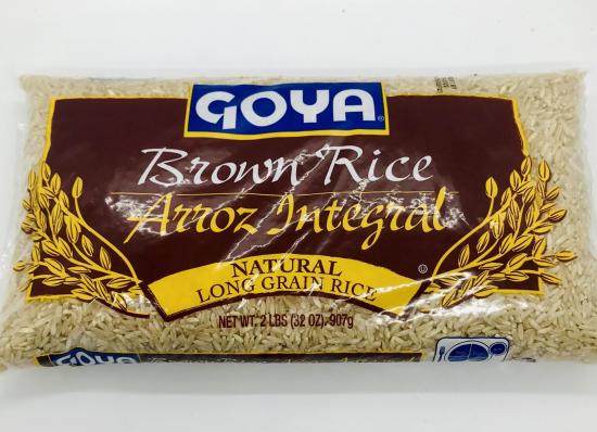 Goya brown rice 2lb.