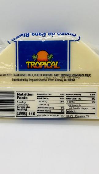 Tropicalcheddar Cheese S